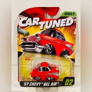 MGA Car Tuned '57 Chevy Bel Air #02 Series 3 Customs RED NEW 2025 Diecast Metal